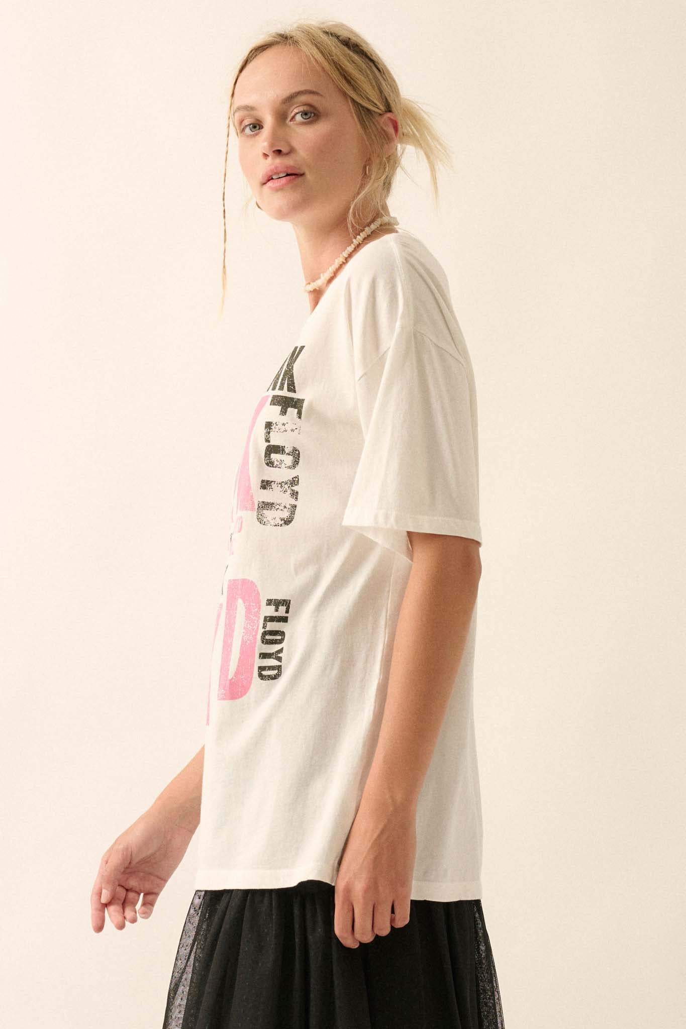 Pink Floyd Oversized Graphic Tee - ShopPromesa