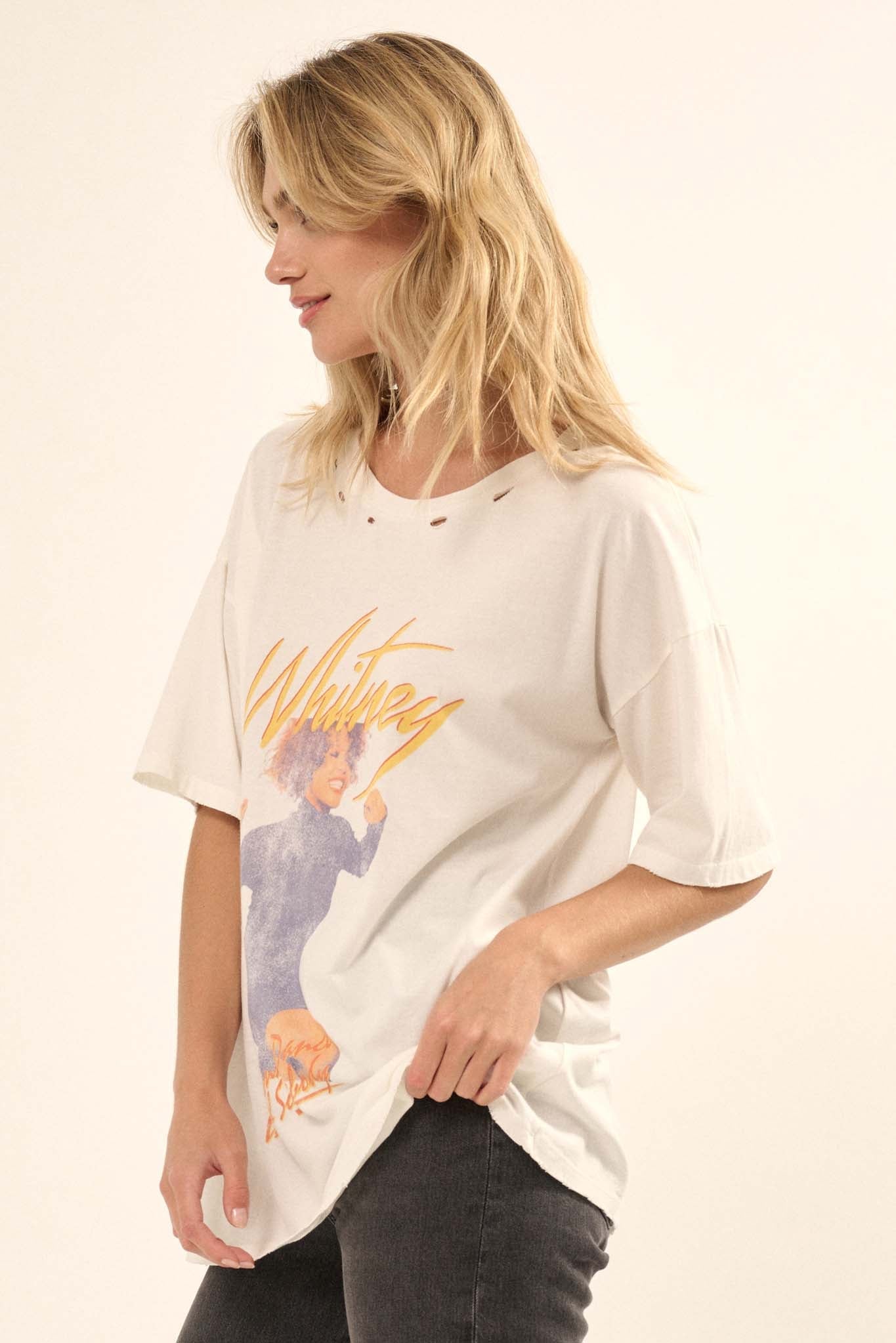 Whitney Houston Dance with Somebody Graphic Tee - ShopPromesa