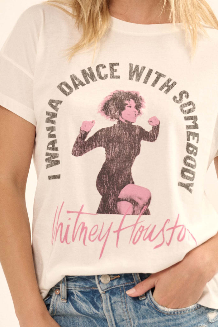 Whitney Houston Dance With Somebody Graphic Tee - ShopPromesa