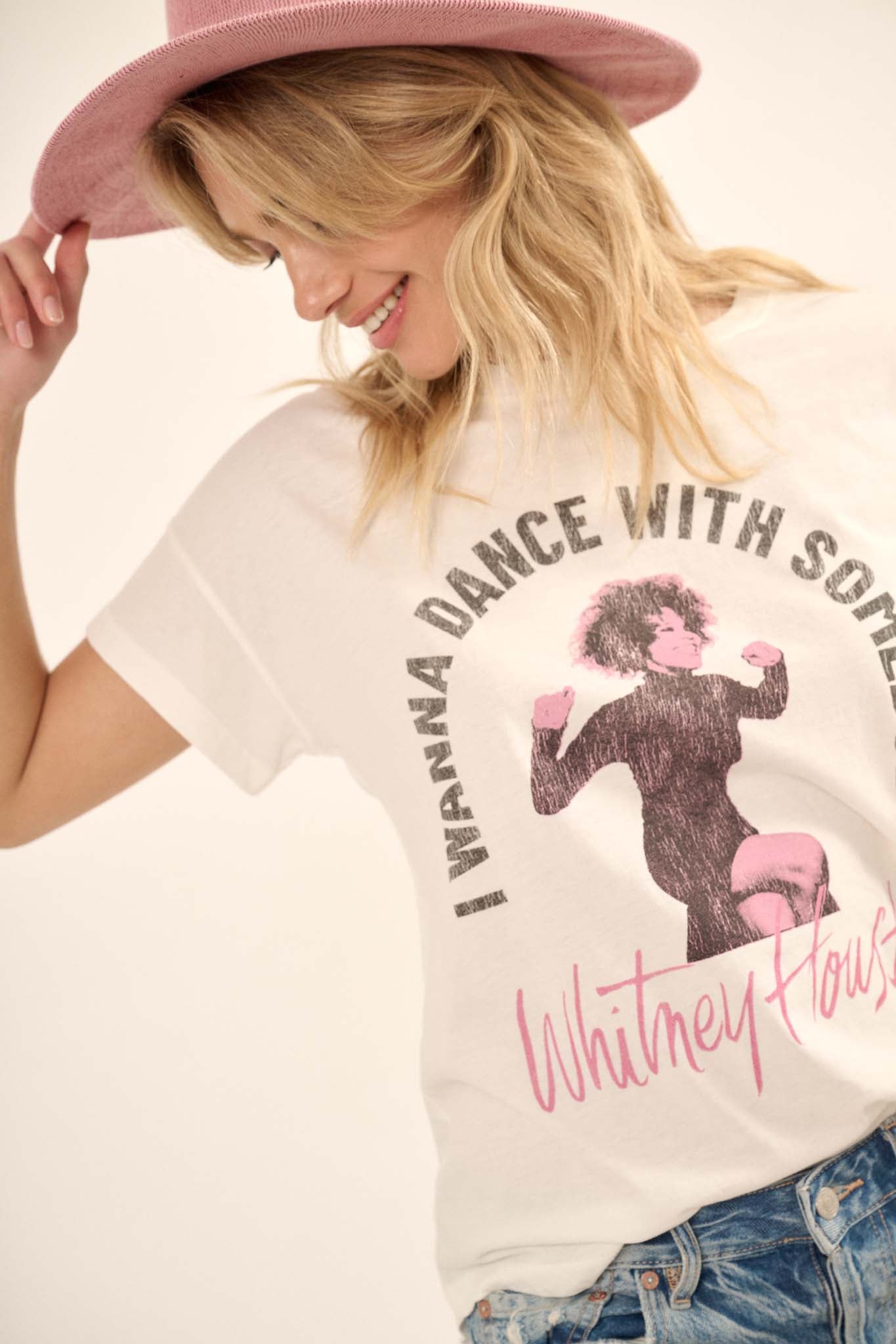 Whitney Houston Dance With Somebody Graphic Tee - ShopPromesa