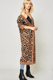 Jungle Book Leopard Knit Duster Cardigan - ShopPromesa