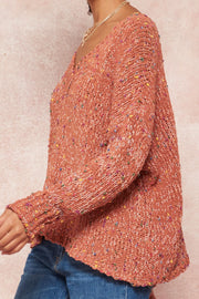 Color Pop Multicolor Popcorn Knit Sweater - ShopPromesa
