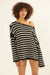 Stripe Hype Oversized Striped Sweater - ShopPromesa