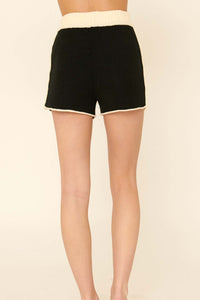 Chill Pill Exposed-Seam Pocket Sweater Shorts - ShopPromesa