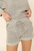 Feeling Right Two-Tone Rib-Knit Sweater Shorts - ShopPromesa