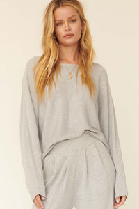 Take It Slow Ribbed Knit Dolman Sweater - ShopPromesa