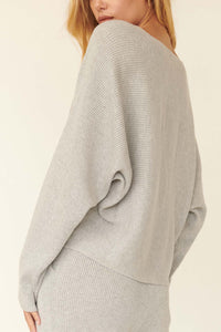 Take It Slow Ribbed Knit Dolman Sweater - ShopPromesa