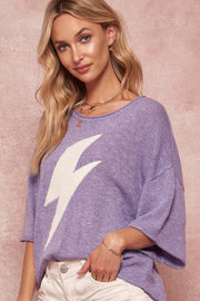 Storm Chaser Thunderbolt Graphic Sweater - ShopPromesa