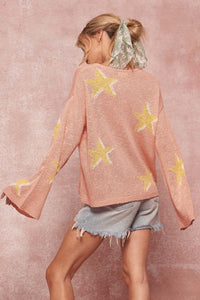 In the Stars Wide-Sleeve Graphic Sweater - ShopPromesa