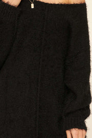 Fuzzy Wuzzy Oversize Mini Sweater Dress - ShopPromesa