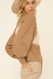 Winter Sun Rib-Knit Colorblock Sweater - ShopPromesa