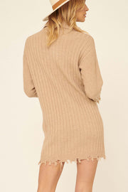 Near Future Cowl Neck Sweater Dress - ShopPromesa