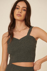 Love Interest Cropped Cami Sweater - ShopPromesa