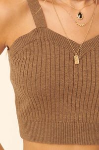 Love Interest Cropped Cami Sweater - ShopPromesa