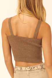 Love Interest Cropped Cami Sweater - ShopPromesa