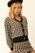 Town and Country Plaid Knit Cardigan - ShopPromesa