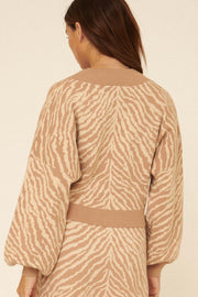Welcome to the Jungle Tiger Surplice Sweater - ShopPromesa