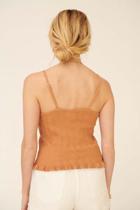 Always Yours Ruffled Surplice Cami Top - ShopPromesa