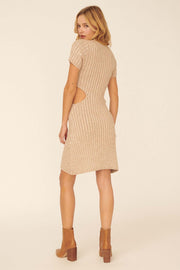 Shape and Form Cutout Rib-Knit Sweater Dress - ShopPromesa