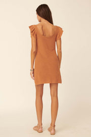 Absolutely Yes Ruffle-Sleeve Mini Sweater Dress - ShopPromesa