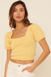 Better Than Ever Lattice-Back Cropped Sweater - ShopPromesa