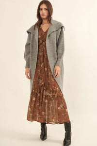 Wuthering Heights Oversized Foldover Cardigan - ShopPromesa