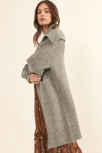 Wuthering Heights Oversized Foldover Cardigan - ShopPromesa