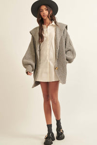 Northern Skies Oversized Foldover Cardigan - ShopPromesa