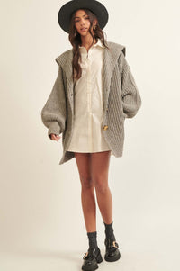 Northern Skies Oversized Foldover Cardigan - ShopPromesa