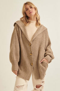 Northern Skies Oversized Foldover Cardigan - ShopPromesa