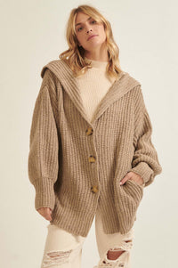 Northern Skies Oversized Foldover Cardigan - ShopPromesa