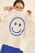 Smile a While Smiley Face Graphic Sweater - ShopPromesa