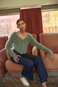 Cuddle Closer Solid Furry Knit Cardigan - ShopPromesa