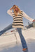 Smart Move Oversized Striped Sweater Vest - ShopPromesa