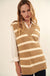 Smart Move Oversized Striped Sweater Vest - ShopPromesa