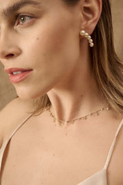 Bel-Air Gold CZ Flutter Necklace - ShopPromesa