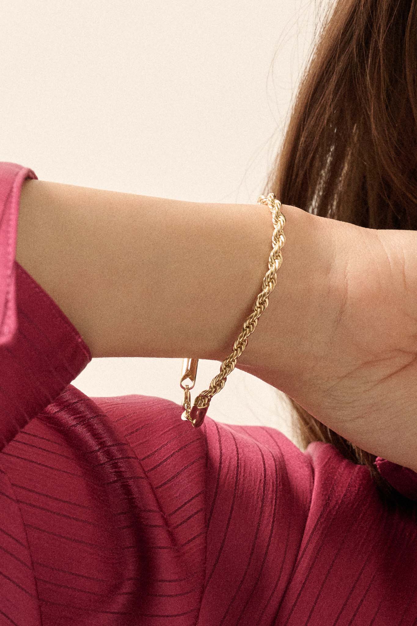 Las Palmas Gold Rope Chain Bracelet - ShopPromesa