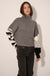 Hold On Striped Colorblock Funnel Neck Sweater - ShopPromesa