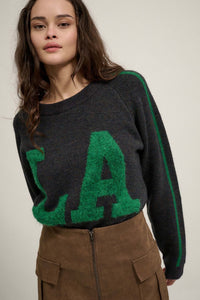 LA Girly Graphic Knit Sweater - ShopPromesa