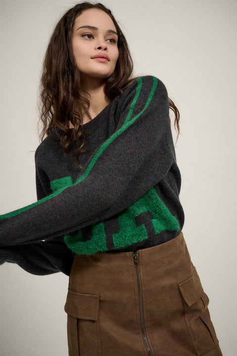 LA Girly Graphic Knit Sweater - ShopPromesa