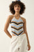 True Horizon Striped Crochet Knit Halter Top - ShopPromesa