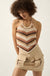 True Horizon Striped Crochet Knit Halter Top - ShopPromesa