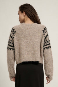 Deer Valley Fuzzy Knit Alpine Cardigan Sweater - ShopPromesa