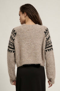 Deer Valley Fuzzy Knit Alpine Cardigan Sweater - ShopPromesa