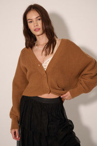 Stay Close Ribbed Knit Dolman Cardigan Sweater - ShopPromesa