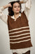 Word to the Wise Striped Cable Knit Sweater Vest - ShopPromesa