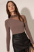 Shaper Fit Asymmetrical Mesh and Rib-Knit Top - ShopPromesa