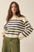 Perfect Storm Nautical-Stripe Hooded Sweater - ShopPromesa