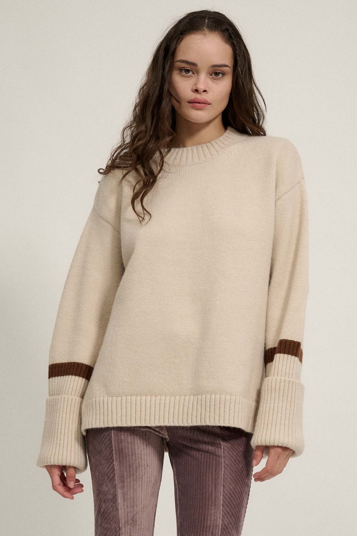 Off the Cuff Turned Cuff Sweater - ShopPromesa