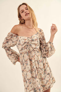 Sweet Embrace Floral Babydoll Peasant Dress - ShopPromesa